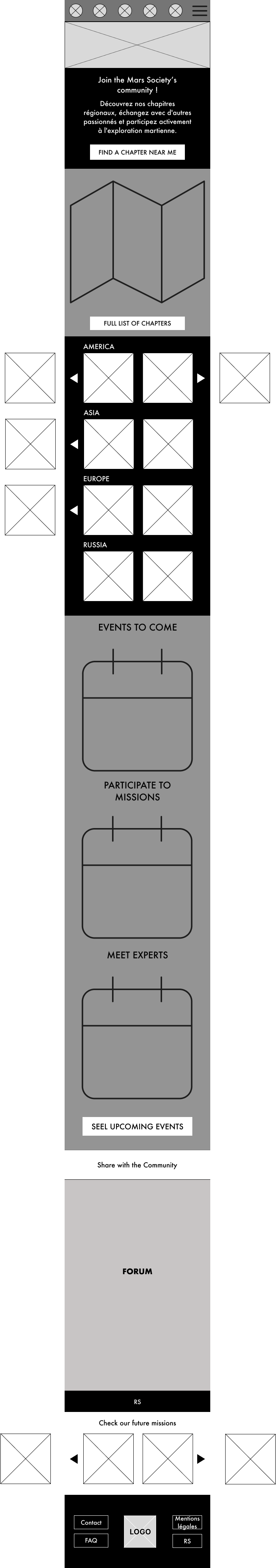 Chapters & Community mobile